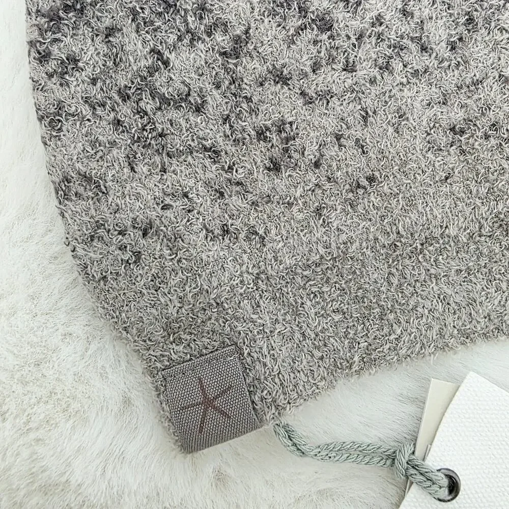Barefoot Dreams CozyChic Lite Confetti Beanie Gray Brown Knit Slouchy NWT OS